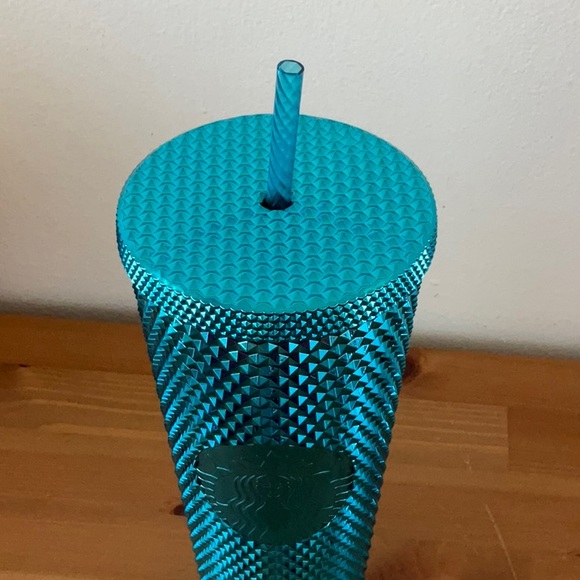 NWT Starbucks Studded Teal/Blue Venti Cup ✨ - Picture 2 of 5